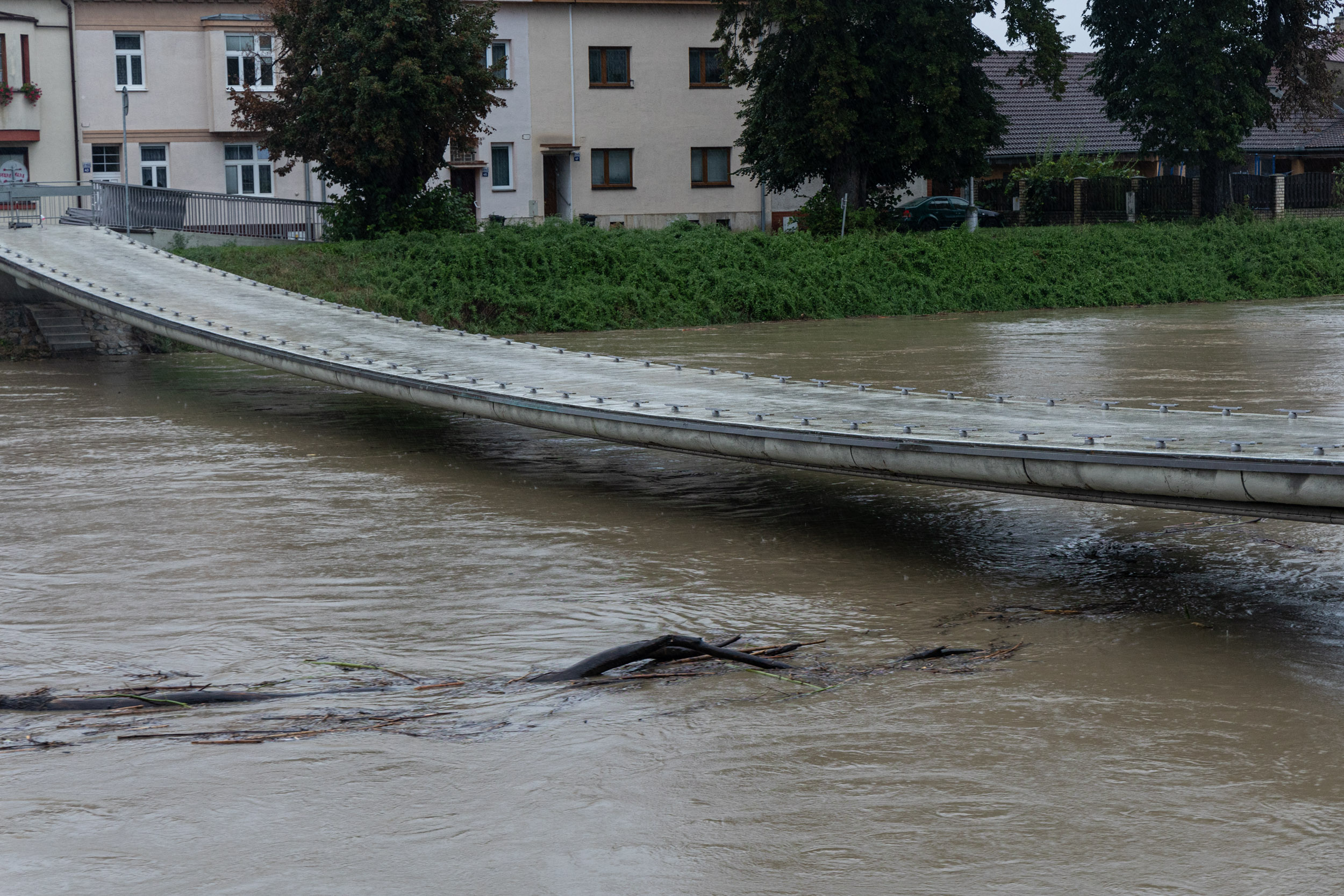 Prognóza meteorologů ohledně vzestupu hladiny řeky Moravy je příznivější.