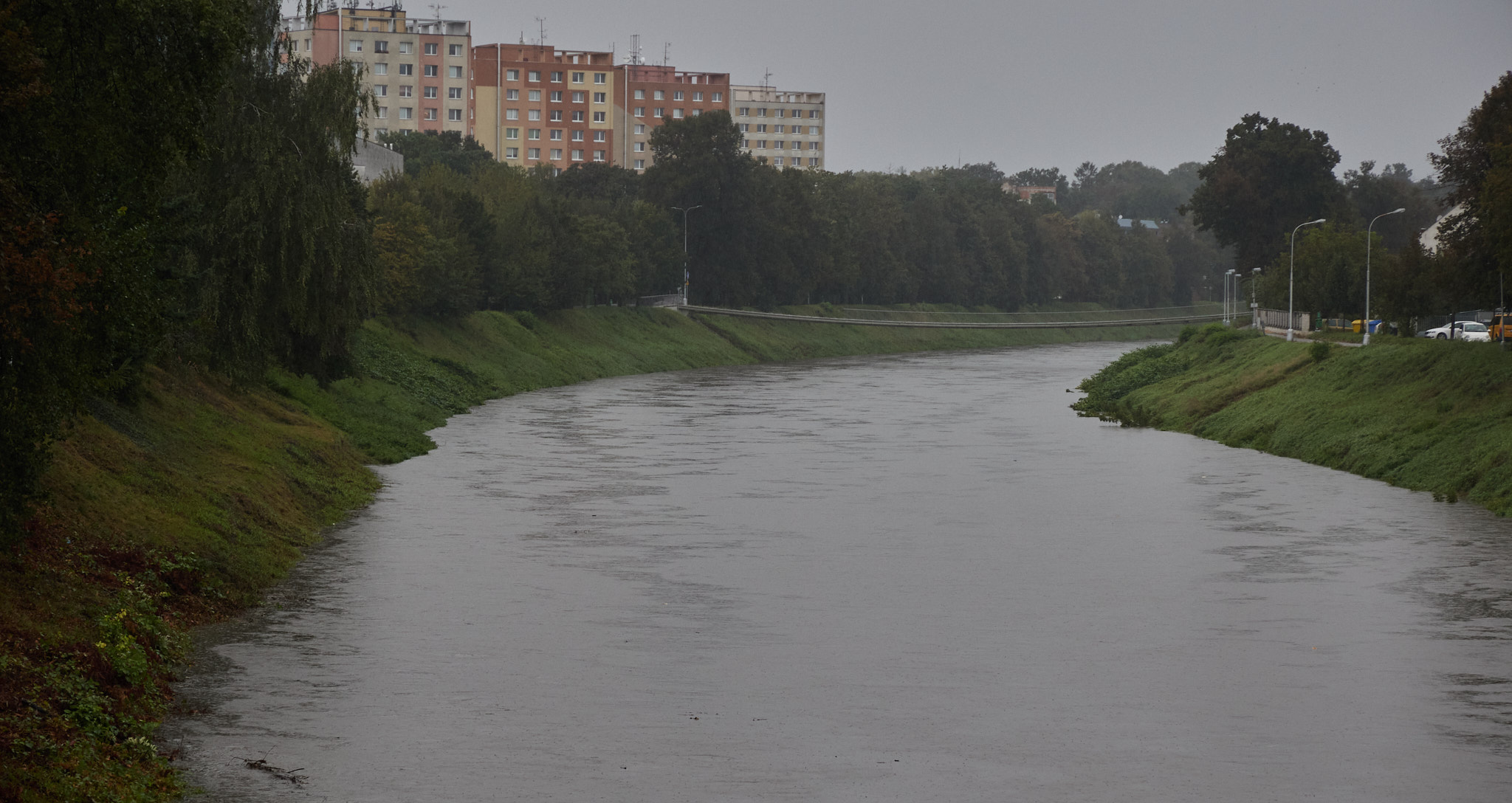 Prognóza meteorologů ohledně řeky Moravy se zlepšila.