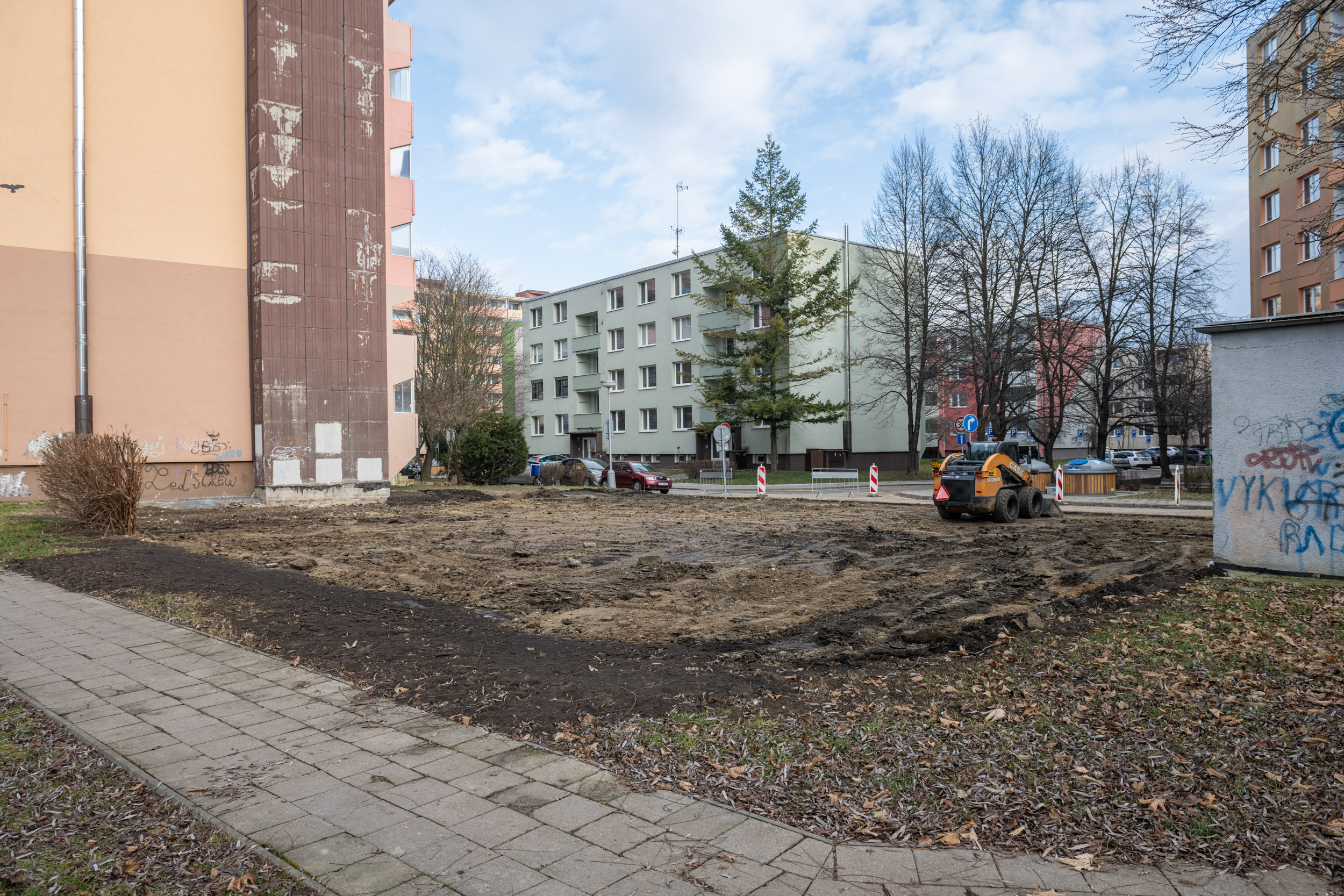 Radnice chystá i stavbu parkoviště na místě zdemolované kotelny v ulici Francouzská.