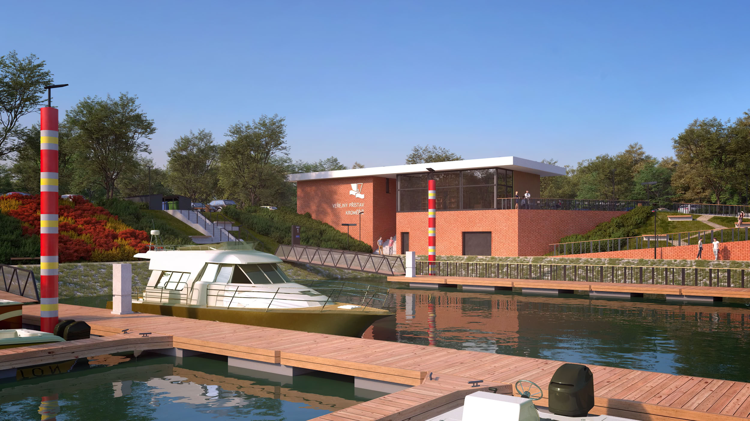 Vizualizace budoucího přístavu